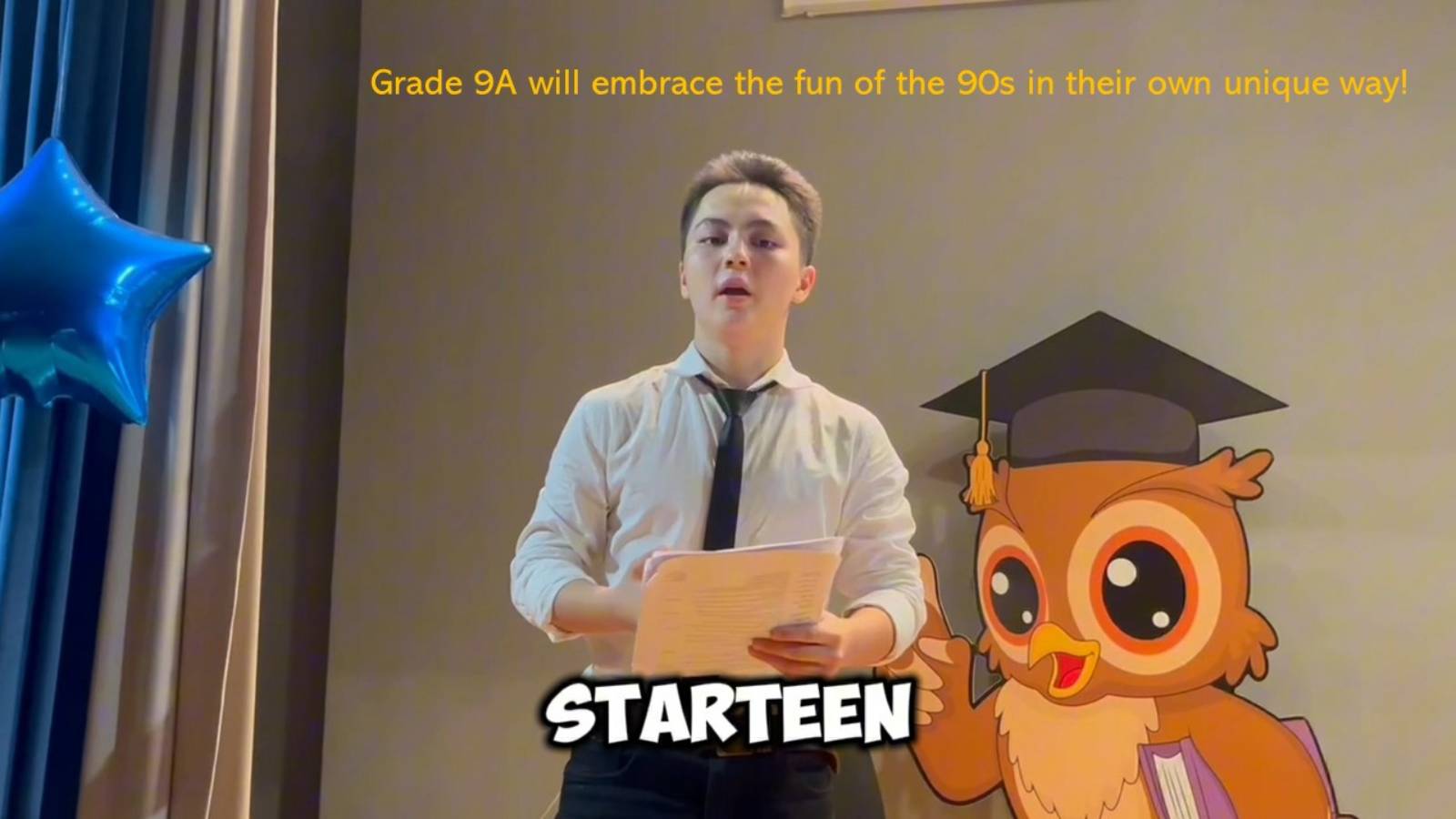Grade 9A will embrace the fun of the 90s in their own unique way!