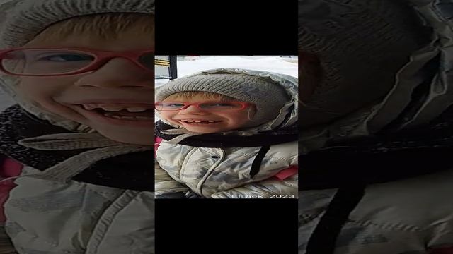 Из жизни особенного ребёнка... "Буду в папу снег кидать!"🙂