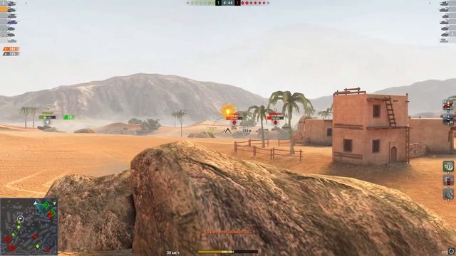 WoT blitz. CuHuu_gblm. VK 28.01. Отход и смена тактики.