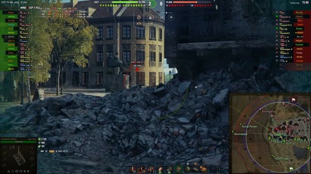 Мир танков. WOT. Бой на Tiger-Maus и 5.6К урона