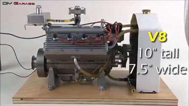 Motor. , em miniatura mini modelo V12, V10, V8