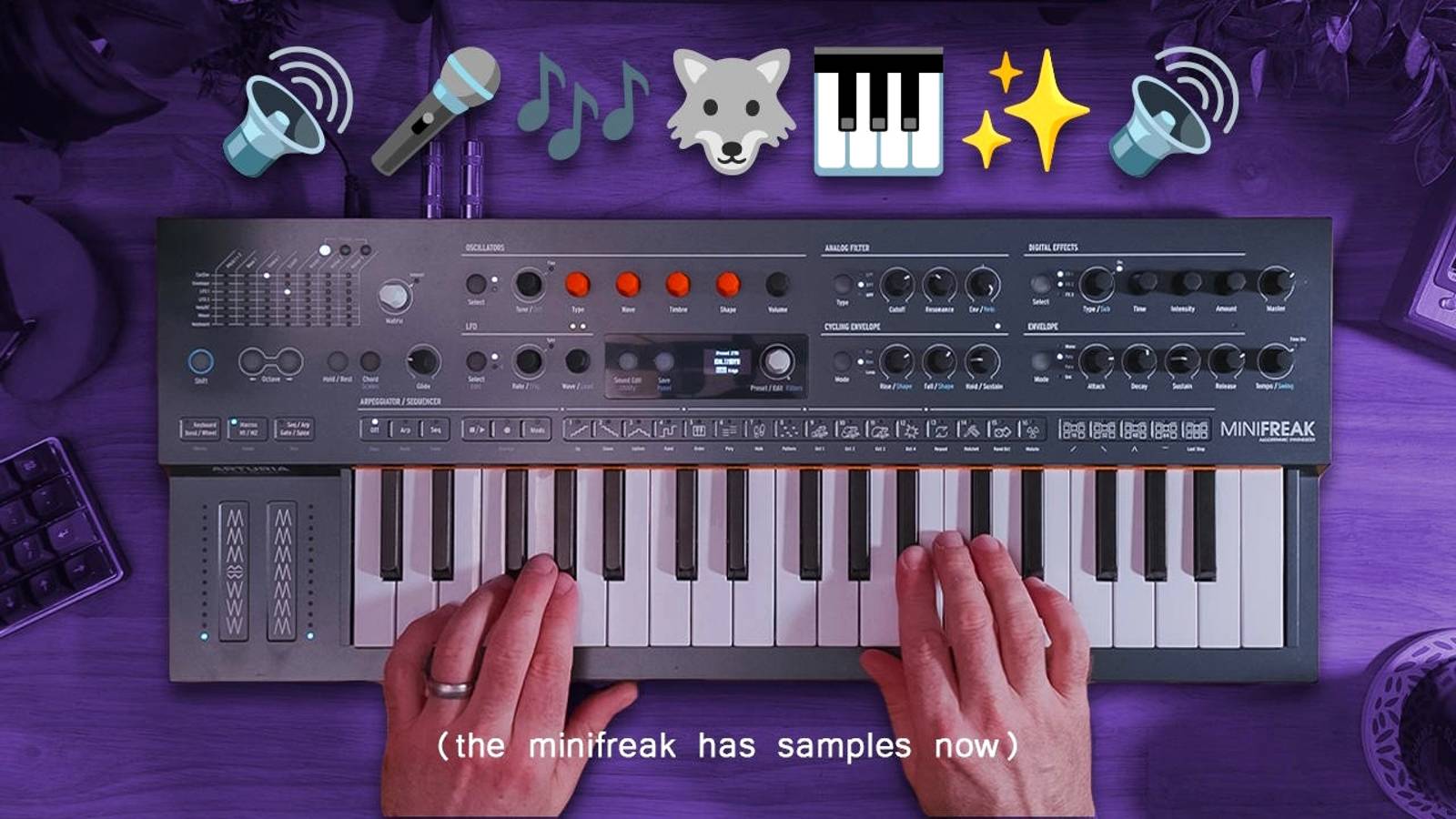 Arturia MiniFreak has Samples Now!