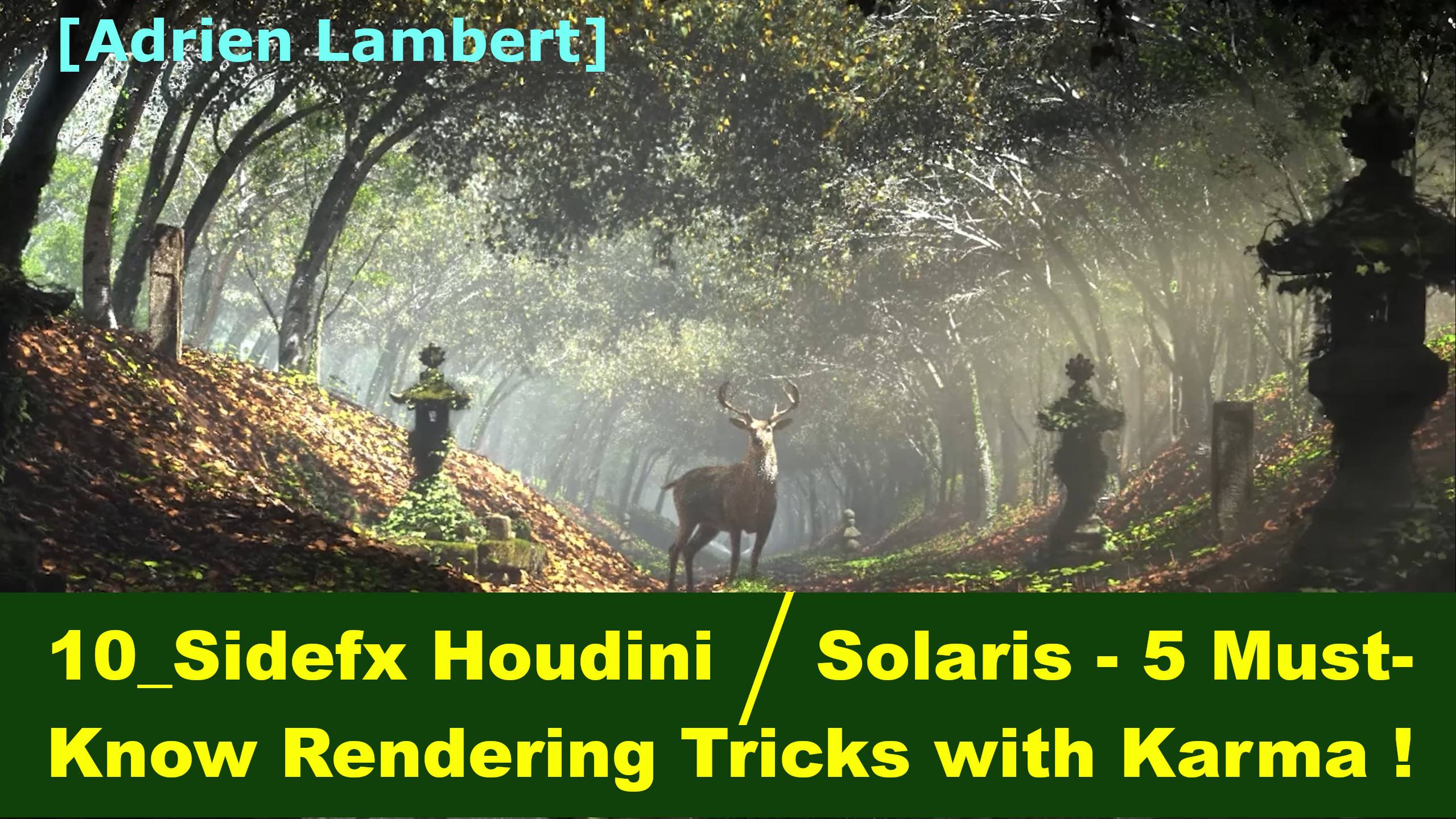 10_Sidefx Houdini ⧸ Solaris - 5 Must-Know Rendering Tricks with Karma !
