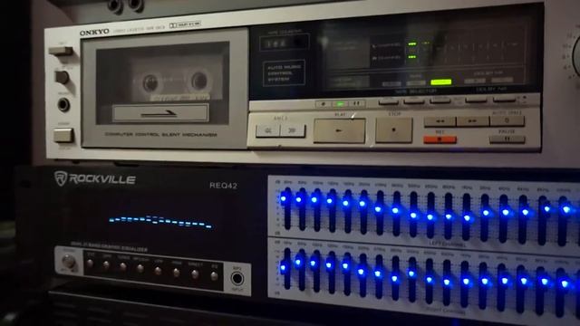 Onkyo TA 2026  Made in Japan  Винтажная дека 1987 г в  Звучат аудиохиты 90 х