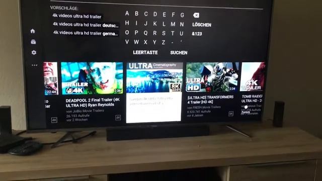 Hisense 4k 55 Zoll ULED TV  Fernseher WM 2018 Vorbereitung 2.0