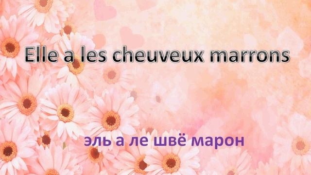 французский язык УРОК № 38  la description