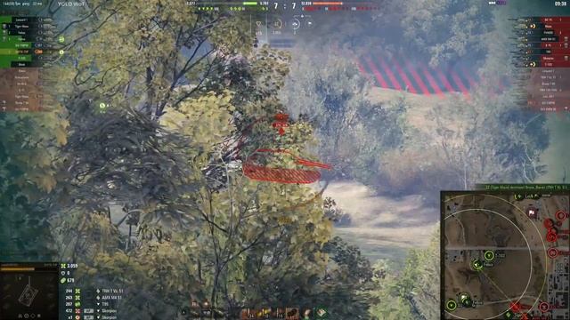 Мир танков. WOT. Бой на ShPTK-TVP и 6.5К урона