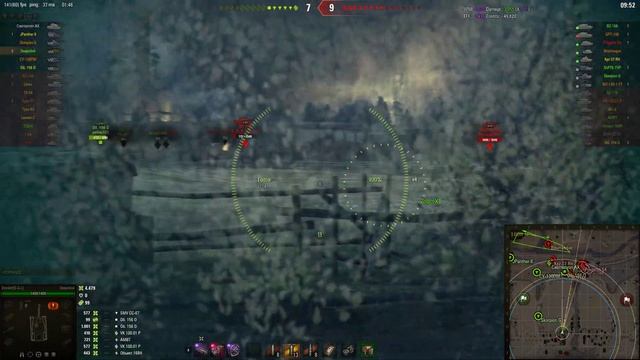 Мир танков. WOT. Бой на ИСУ-152 Зверобой и 8,1K урона