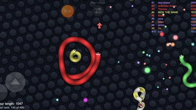 Как надо играть в слизорио (slither.io).