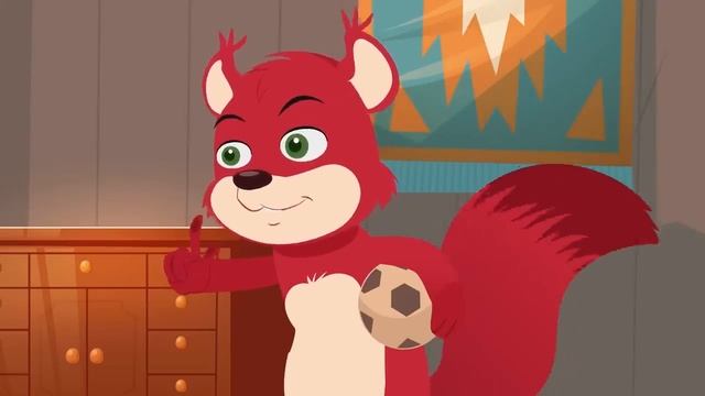 Песня для маленьких детей «В домике белки» , на арабском языке