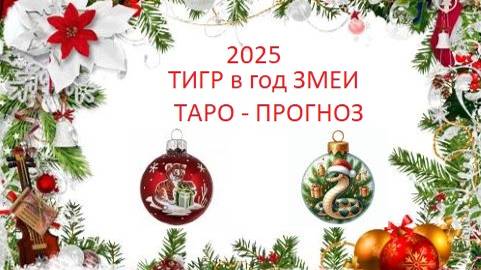 2025.Тигр в год Змеи.Таро-прогноз.Год возможностей