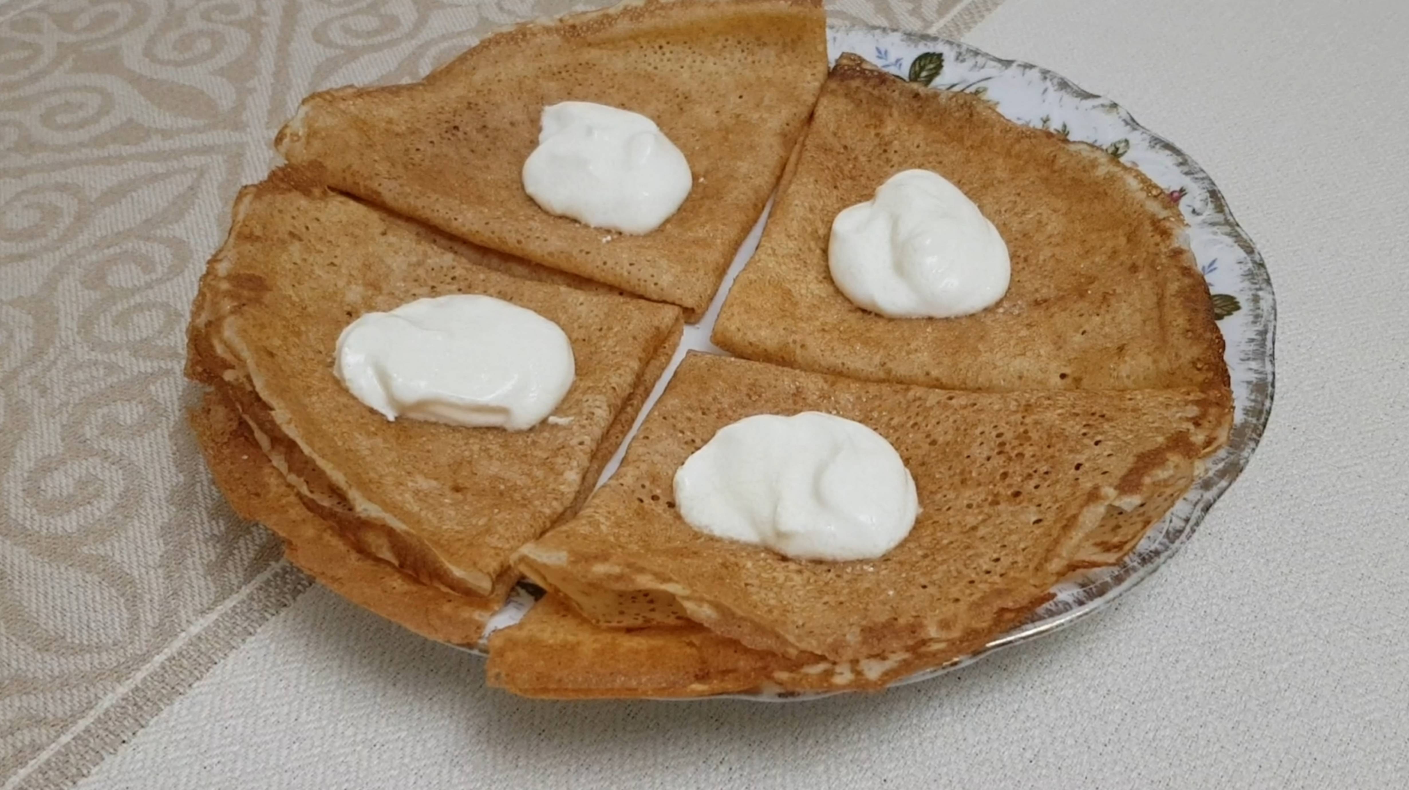 Блинчики на кефире.