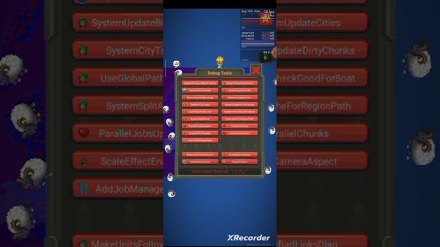 Что будет если в  World Box включить всё функции разработчика?