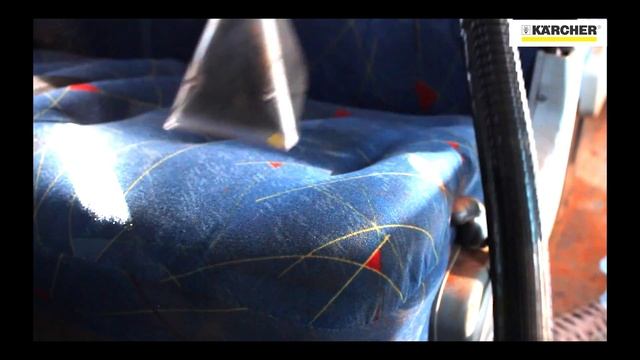 Karcher Puzzi 10/1 limpeza pesada poltrona de ônibus
