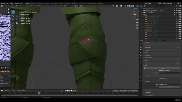 125 -Boots Straps & Normal Map