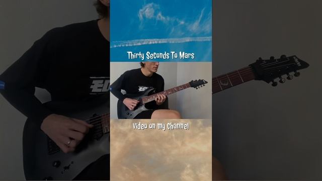 Thirty Seconds To Mars - World On Fire (Seven String Guitar Cover) #thirtysecondstomars #shorts