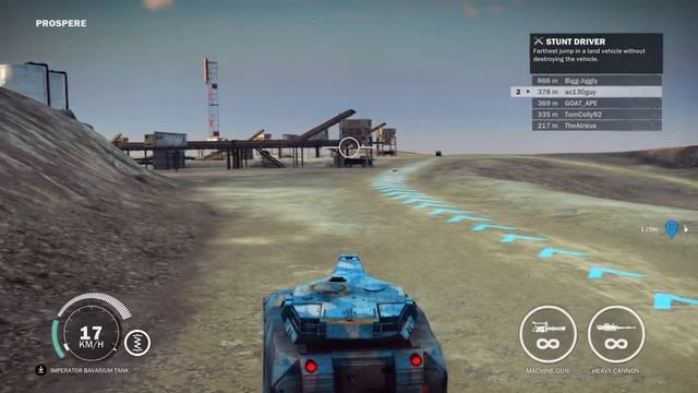 Just Cause 3: Airdropping Tank Into Military Base