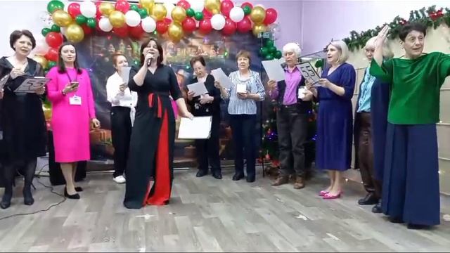 Новогоднее поздравление  читателей библиотеки 110  Выхино, библиотеке 55лет.