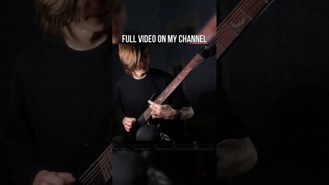 Fit For A King - Keeping Secrets (Full Guitar Cover With Tabs On My Channel) #shorts #guitar #cover
