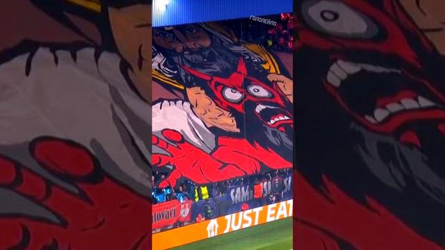 Самый необычный перфоманс года Виктория - Манчестер Юнайтед #футбол #football
