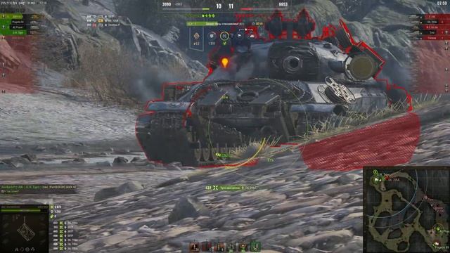 Мир танков. WOT. Бой на AMX 50 B и 10.5К урона