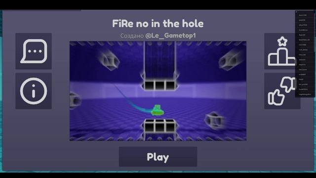 FIRE no in the hole (official level). By LeGame (me)