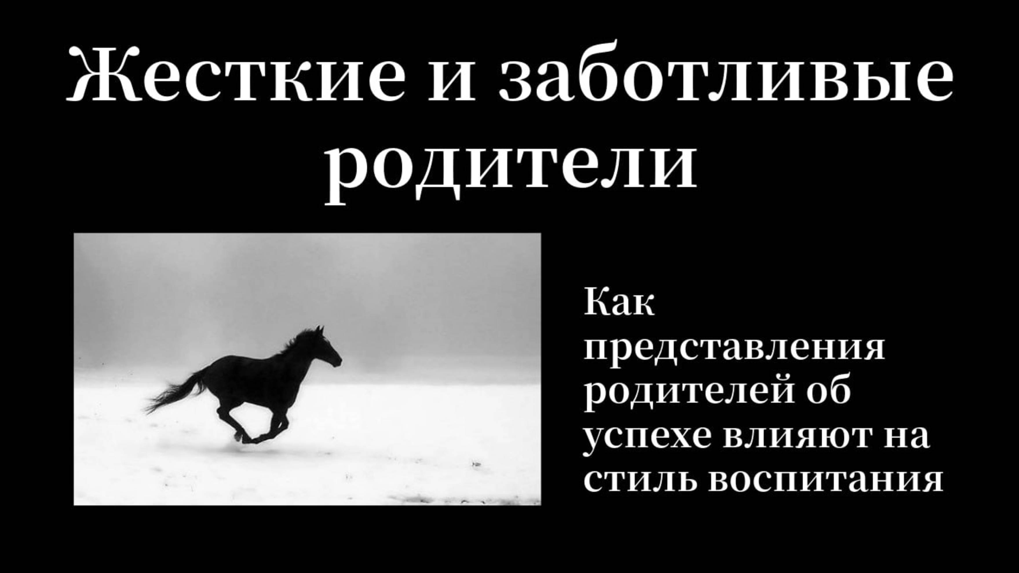 Три стиля воспитания детей и представления родителей об успехе