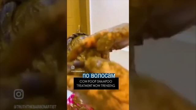 Втирает навоз в волосы: красота требует хардкора