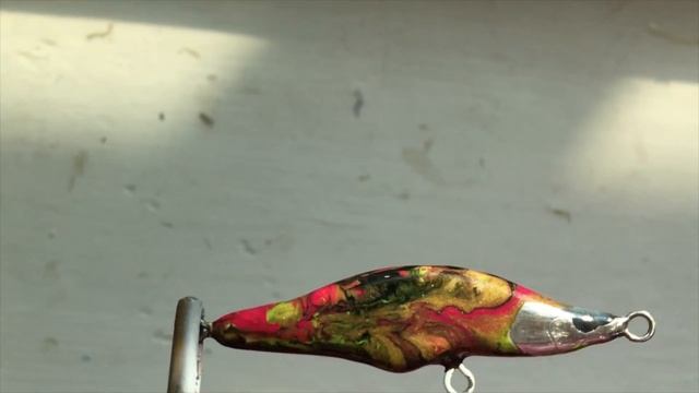 Космический Воблер своими руками #3 Trout Lure T.S. 手作りのルアー