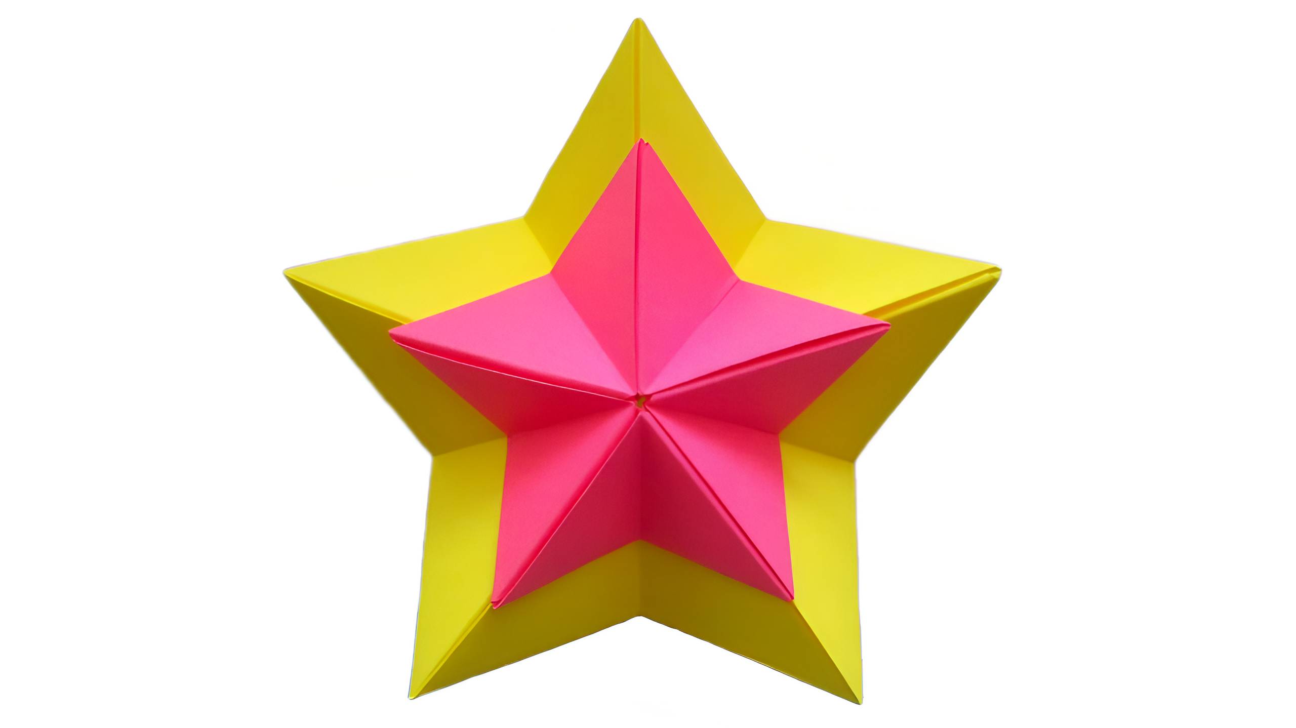 Объемная ЗВЕЗДА из бумаги Поделки оригами