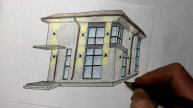 Рисуем Современный дом