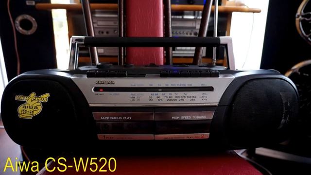 Двухкассетник Aiwa CS W520 Япония, 2000 г в