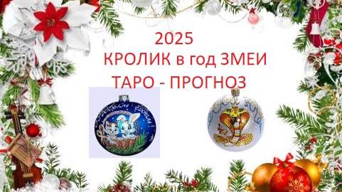 2025.Кролик в год Змеи.Таро-прогноз.Все в ваших руках.А шансы будут