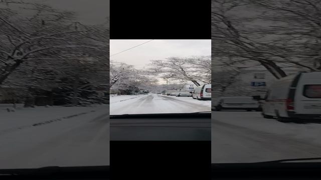 Севастополь бывает снежным
