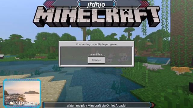 Watch me play Minecraft via Omlet Arcade!