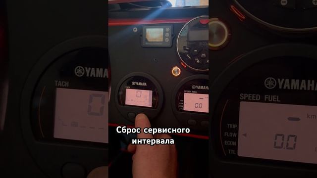 Как сбросить сервисный интервал, на лодочном моторе YAMAHA #fishing #лодка #рыба #топ #селиванТV