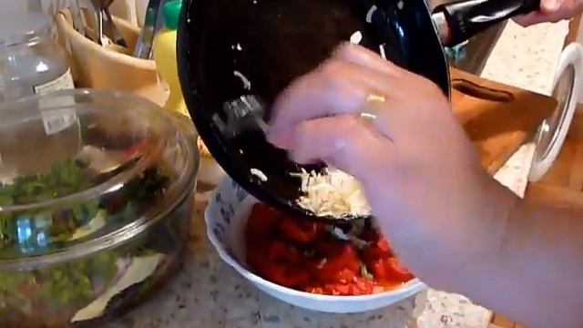 Салат из Красного Перца по-Сицилийски