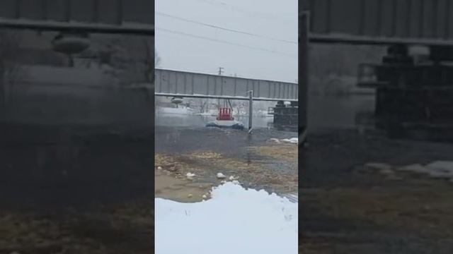 Мониторинг подтопления на р. Тосно