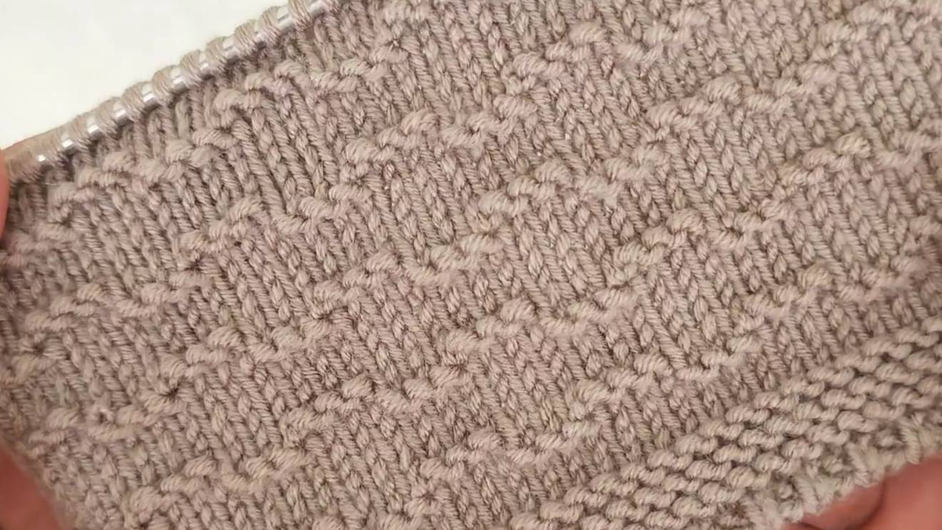 Фоновые узоры спицами - Вязание спицами для начинающих