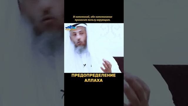 ПРЕДОПРЕДЕЛЕНИЕ АЛЛАХА!