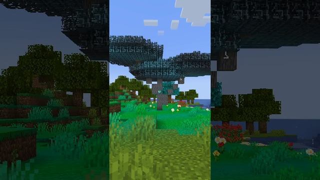 Дерево трансформации в The Twilight Forest(сумеречный лес) #майнкрафт #постройки #shorts #minecraft