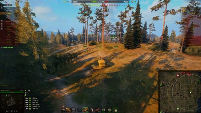 Мир танков. WOT. Бой на БАБАХЕ и 9.5К урона