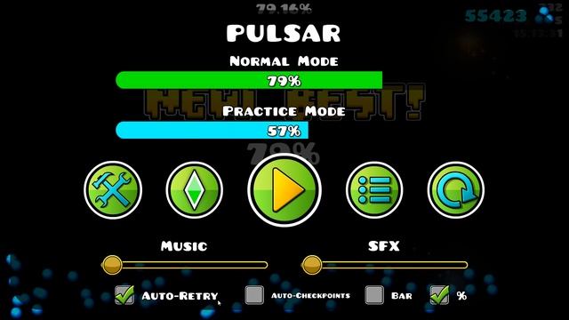 Еще один nc) Pulsar 100% by Zhander (Insane Demon) Geometry dash