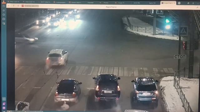 момент аварии