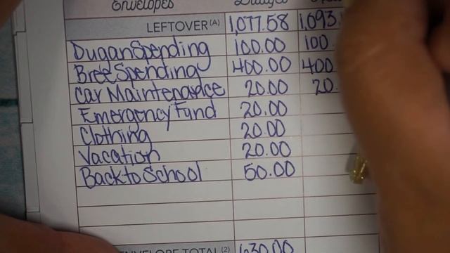 October Paycheck #2 Closeout & Review||TBM Budget by Paycheck Workbook