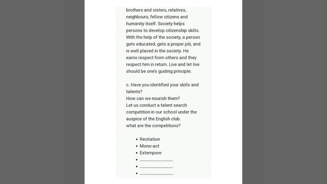 Class 10 English Unit 5 Lesson 3 The Castaway Textbook Question And Answers