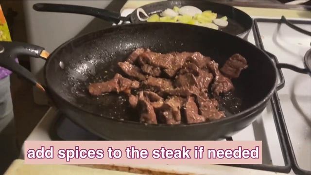 How to make American Philly cheesesteak. English lesson (Imperative clause)