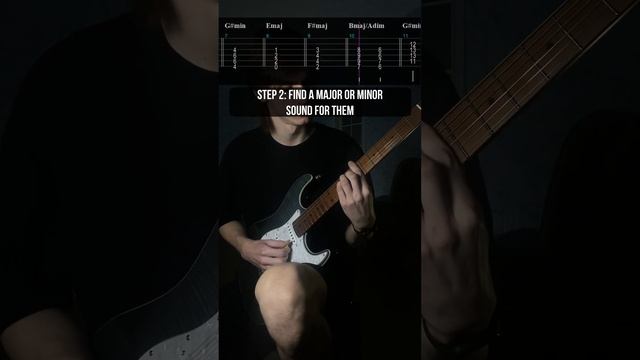 Easiest Way To Find A Melody #shorts #guitar #tutorial