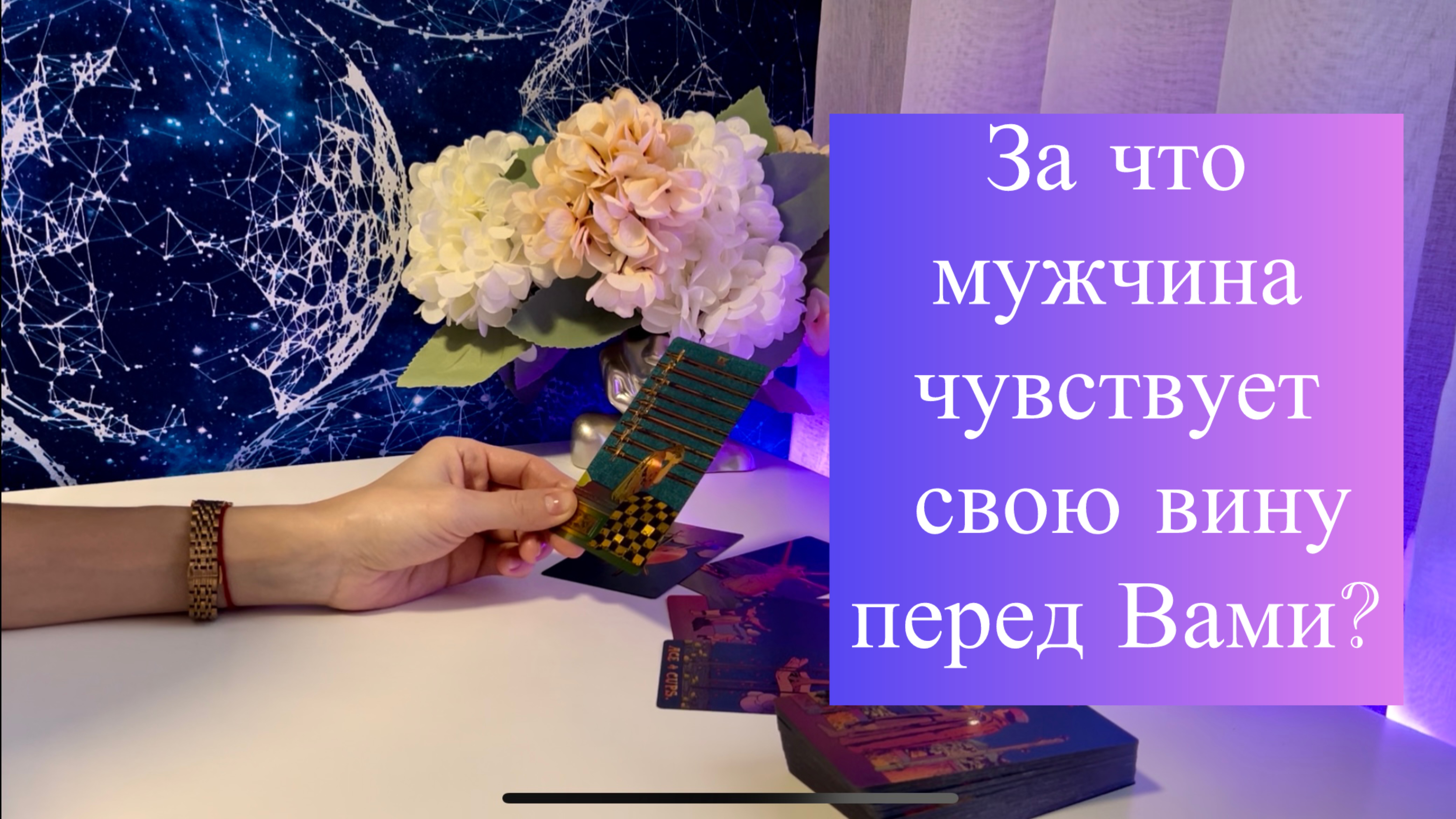За что он чувствует свою вину перед вами?