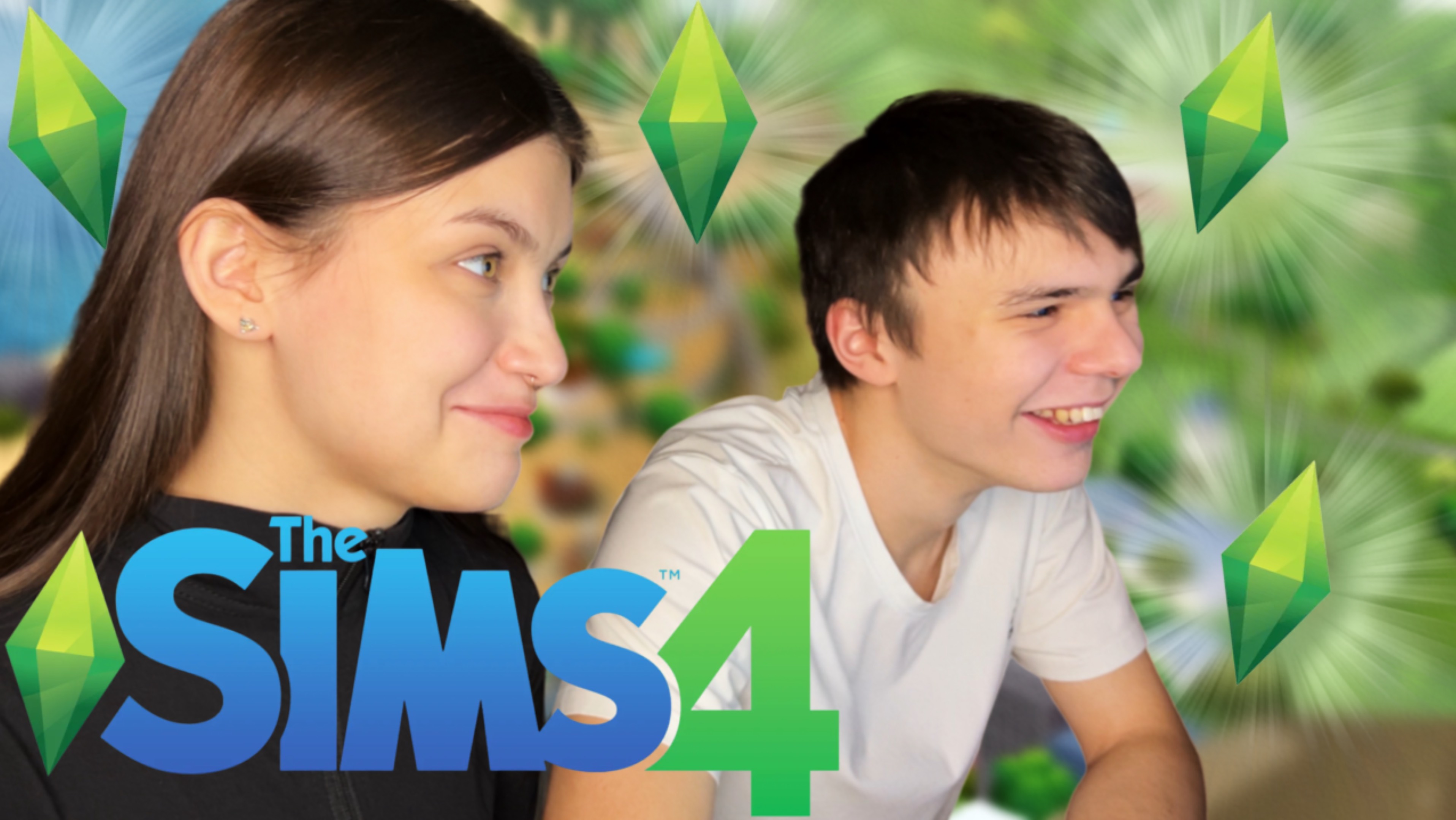 УЧУ ПАРНЯ ИГРАТЬ В The Sims 4